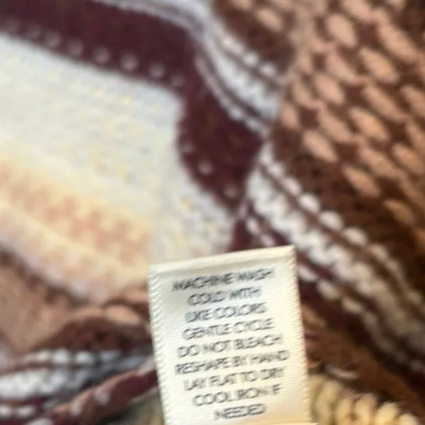 BKE Brown And White Stripe Hoodie Size‎ Medium - Image 6