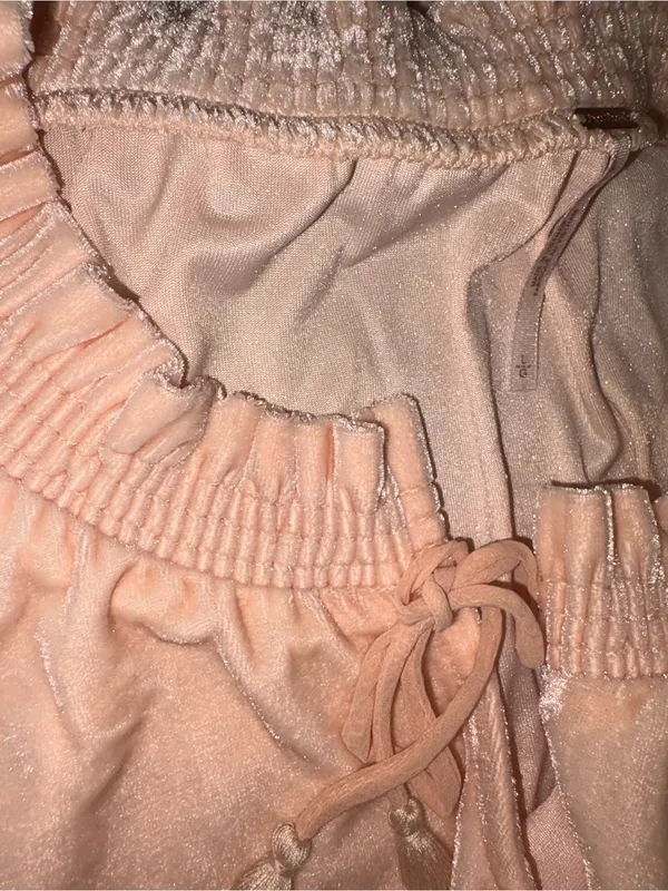 Free People Satin-Trim Puff Sleeve Top - Image 3