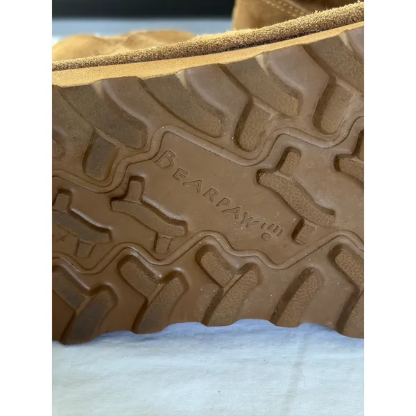 Bearpaw Zora Hickory Suede Ankle Boots Brown Wool Lining 2131W-20RA Womens 9 - Image 7