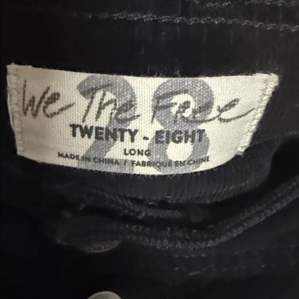 We The Free Black Button-Front Mini Skirt - Image 2