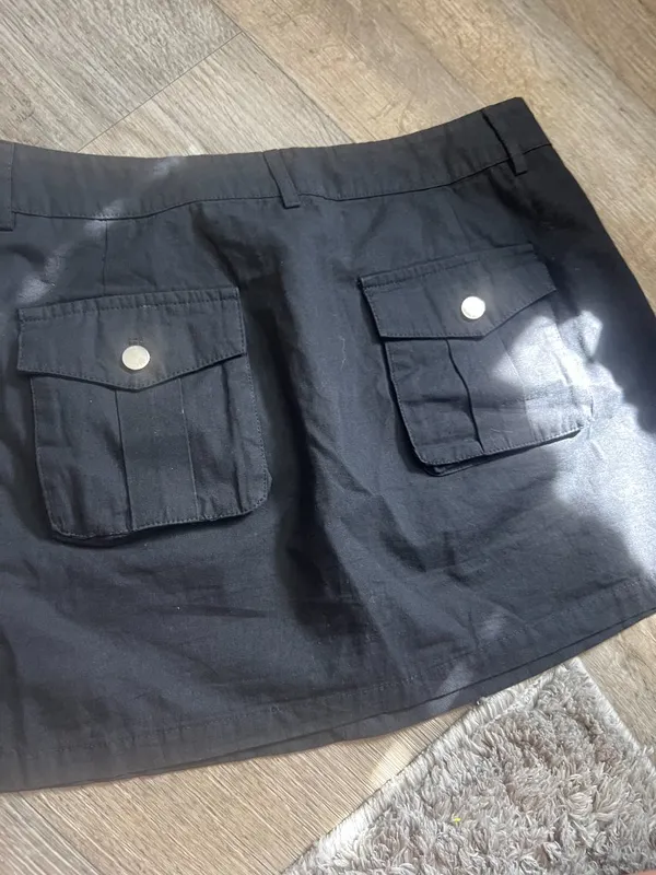 White Fox medium black mini skirt - Image 8