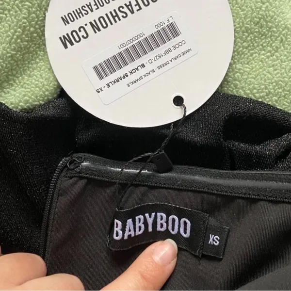 Nordstrom babyboo black long sleeve dress - Image 4