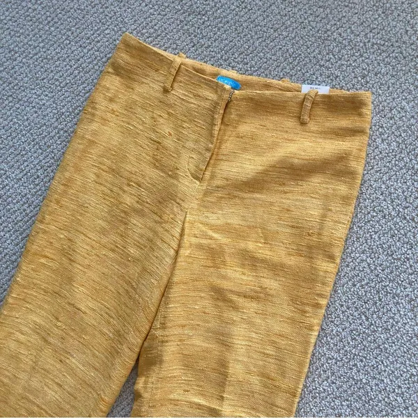 NEW J. McLaughlin Keller Relaxed Fit Clasp Fly Pant Trousers Marigold Size 4 NWT - Image 2