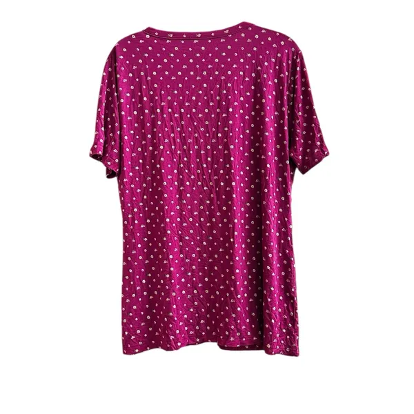 Posh Peanut Pajama Top Short Sleeve Bamboo Dainty Floral Sleep Loungewear NWT - Image 5