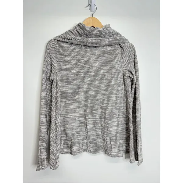 Abercrombie & Fitch Cowl Neck‎ Sweater Womens Medium Gray - Image 2