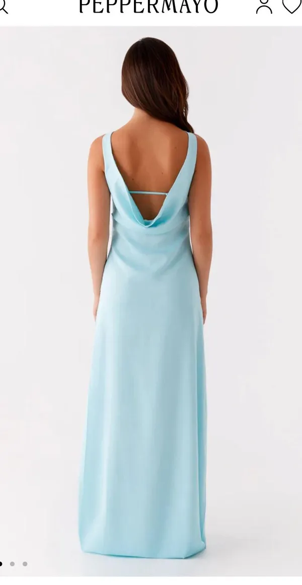 Pepper Mayo Ronnie Maxi Dress Blue - Image 2