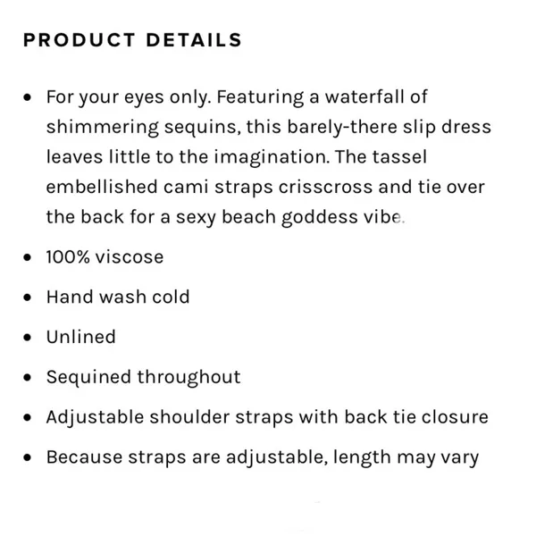 Free People Just Watch Me Slip Dress M - Image 8