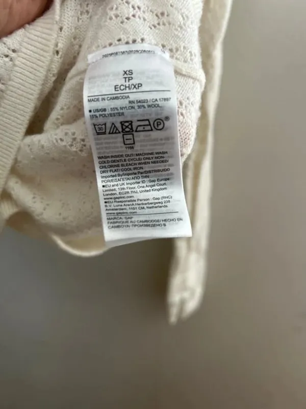 Gap Sweater Brooklyn Point Ivory Frost Turtleneck - Image 7