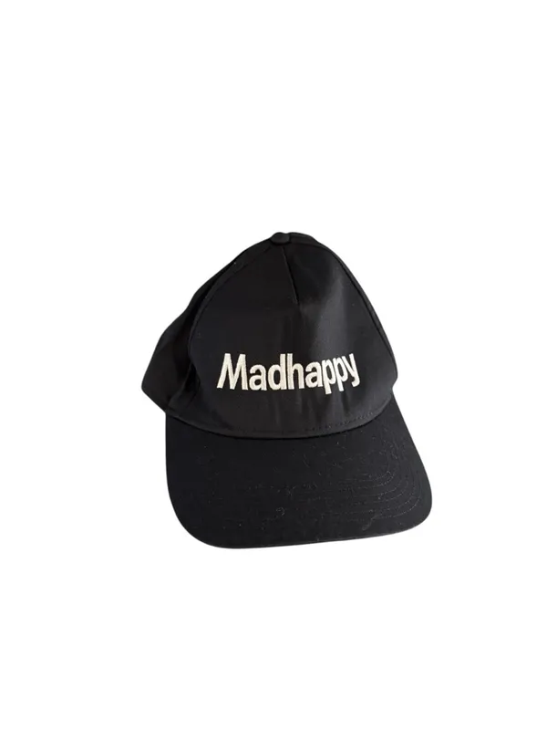MADHAPPY Dad Black Embroidered Hat Cap - Image 7