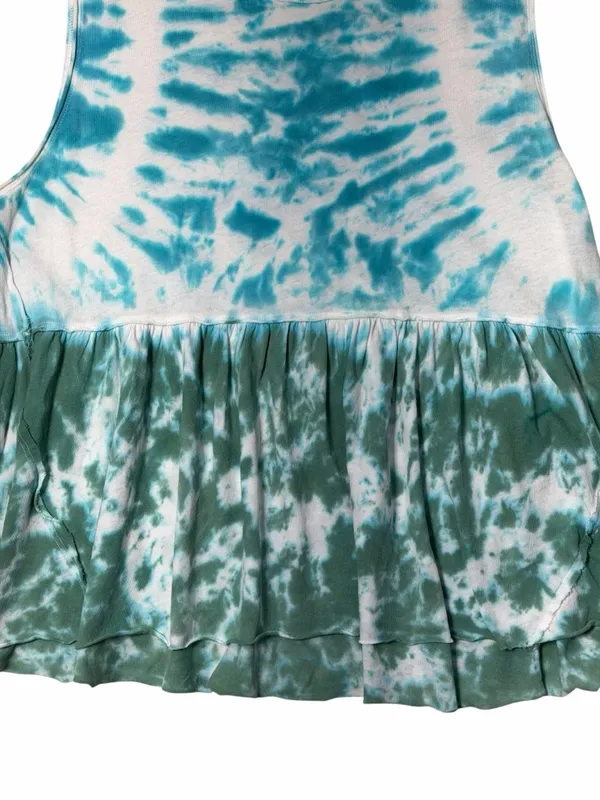 Free People We the Free Tie Dye Sleeveless Cotton Top Womans M - Image 4