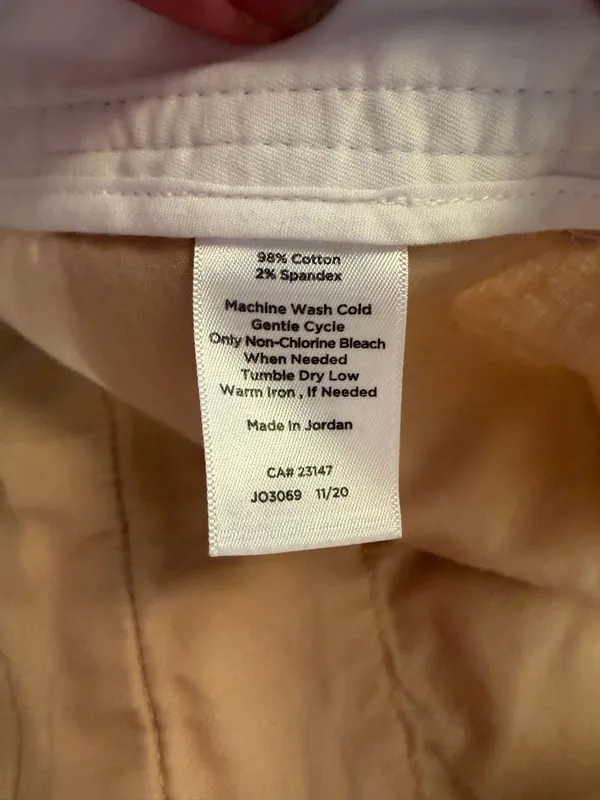 Talbot’s Relaxed Chino Shorts White Minimalist Capsule Costal Size 6P. - Image 5