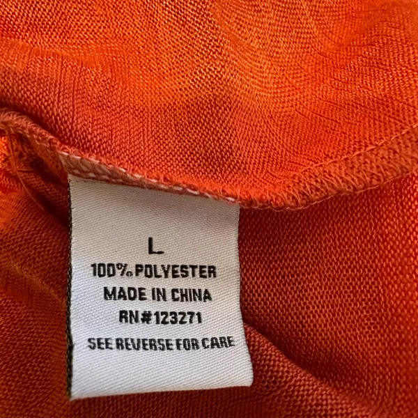 NWT Forever 21 Burnt Orange Tiered Short Sleeved Babydoll Dress Size Large - Image 4