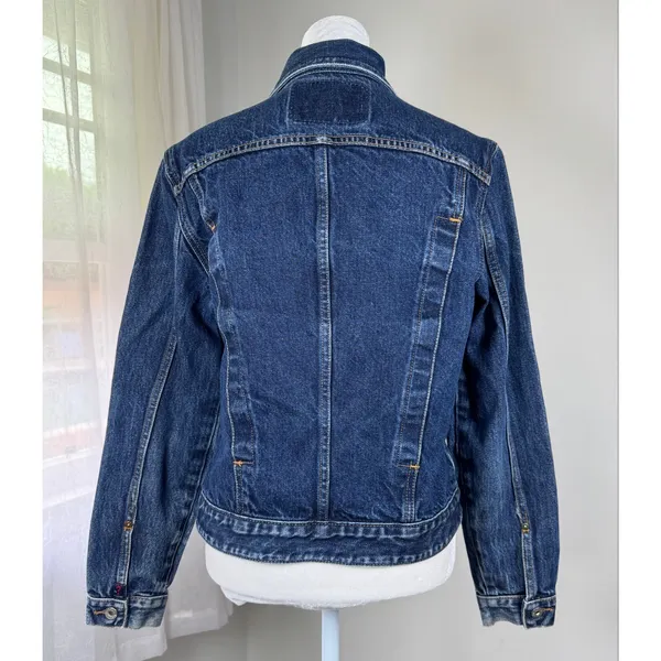 Vintage Y2K Guess Dark Wash Jean Jacket - Image 4