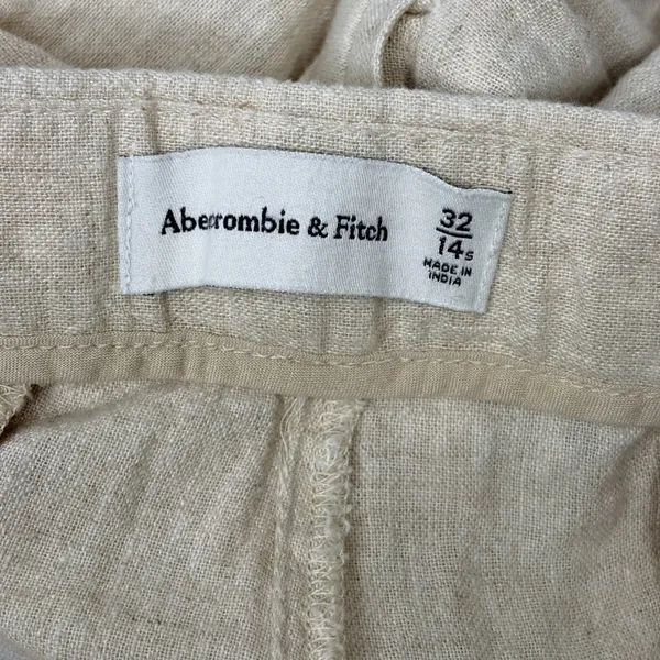 Abercrombie & Fitch Sloane Linen-Blend Wide Leg Pants - Image 5