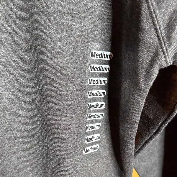 NWT Independent Trading Company Gray Volleyball USA Sweatshirt Size Medium - Image 6