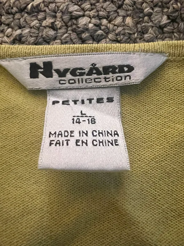 vintage green cardigan top - Image 2
