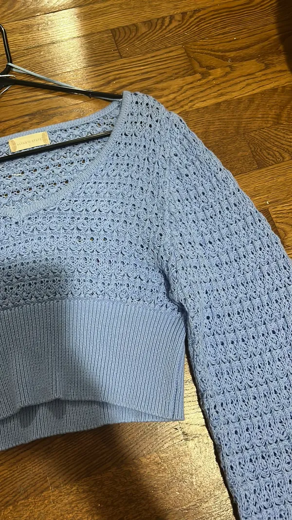 Altar'd State Cropped Sweater - Image 3