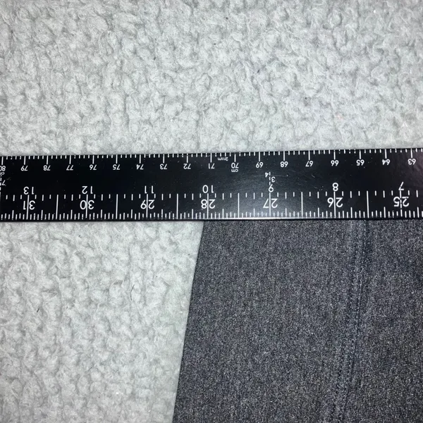 Victoria's Secret PINK Leggings Women‎ Large Charcoal Grey Logo Spellout Y2K - Image 6