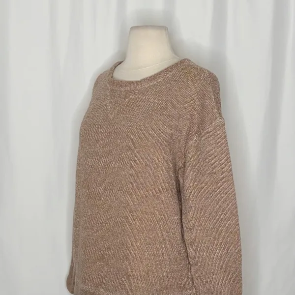 Anthropologie CP SHADES Pam Cotton Wool Sweatshirt Sweater Brown XS Made USA - Image 5