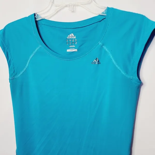 Adidas climalite core performance scoop neck top S - Image 2