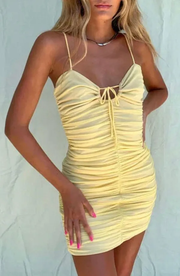 Boutique Butter Keyhole Dress S - Image 5
