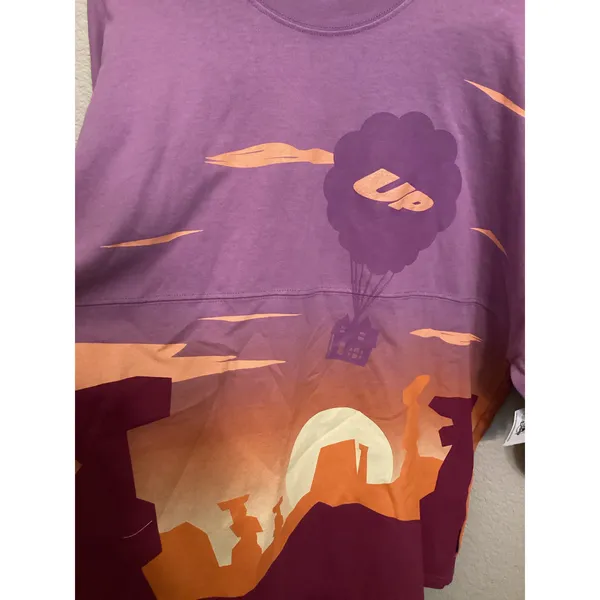 NWT Disney Parks Pixar Paradise Falls Up Spirit Jersey M - Image 4