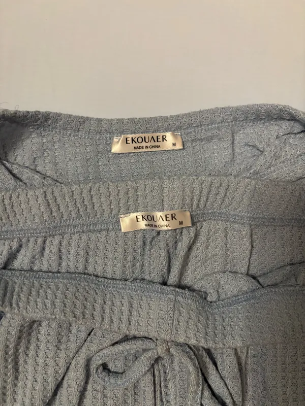 Blue Long Sleeve & Shorts Set - Image 4