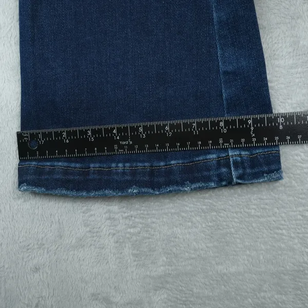 KanCan Flare‎ Jeans Women 7/27 (28x30) Distressed Button Fly Petite Harlowe - Image 12