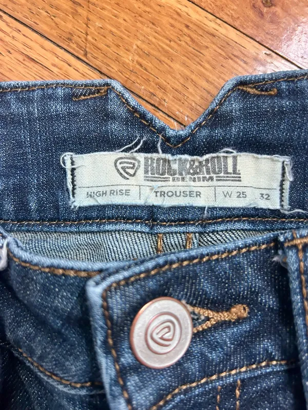 Rock & Roll Denim high rise trouser jeans - Image 4
