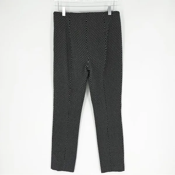 Anthropologie Slim Leg Dress Pants Women's‎ Size 4 Black Minimalist Chic - Image 3