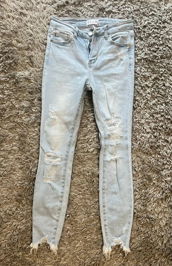 Cello Skinny Distressed Jeans - Image 2