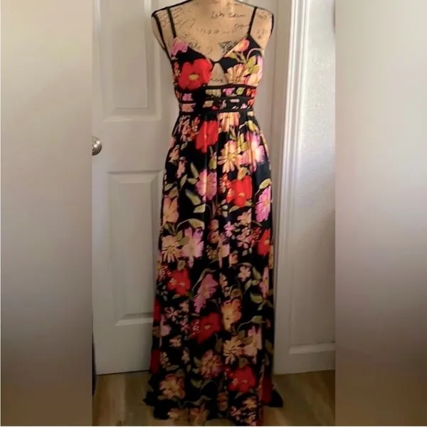NWT Free People | Wisteria Floral Sleeveless Maxi Dress | S - Image 8