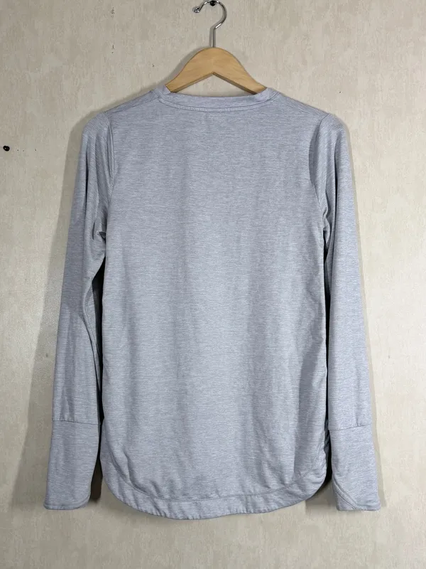 Athleta Women’s Uptempo Top Shirt Longsleeve Cozy in Gray S - Image 5