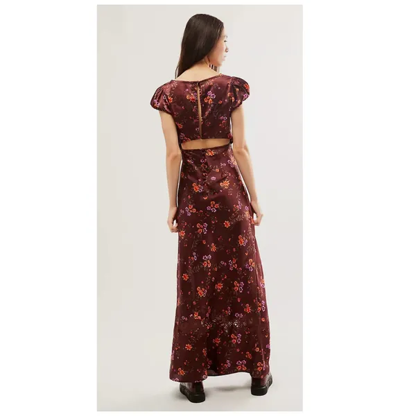 NEW Free People Butterfly Babe Cutout Maxi Dress Size Small - Image 3