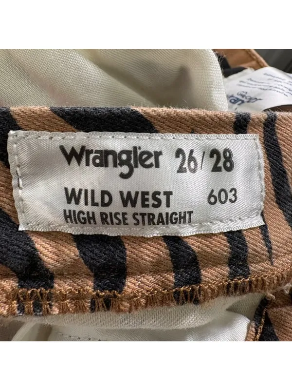Wrangler Wild West High Waist Straight Leg Jeans Size 26 - Image 10
