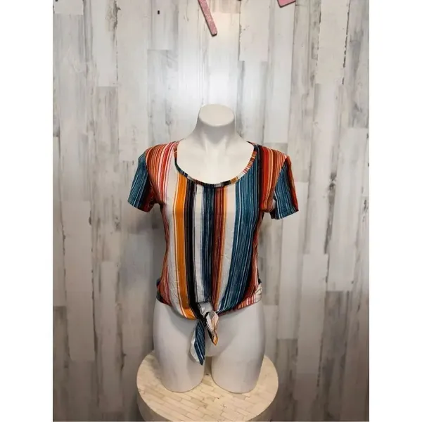 Stripped blouse size medium Red - Image 2