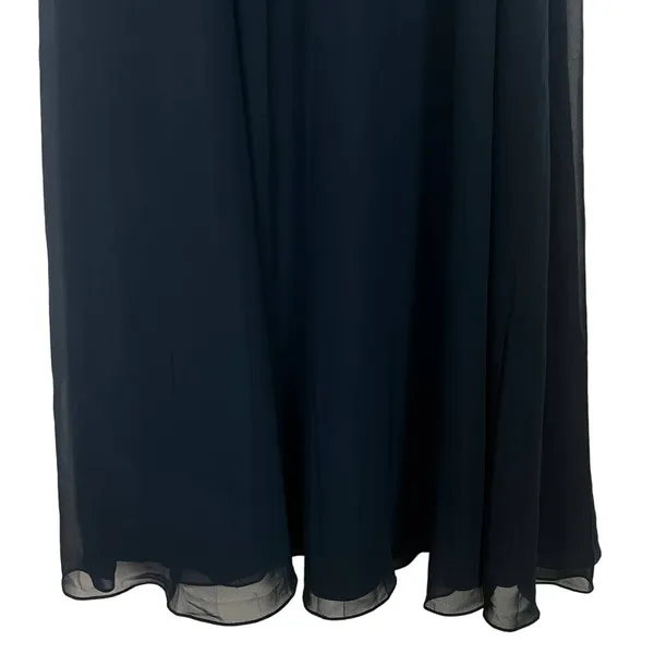AZAZIE One Shoulder Navy Blue Maxi Dress Size XS - Image 13