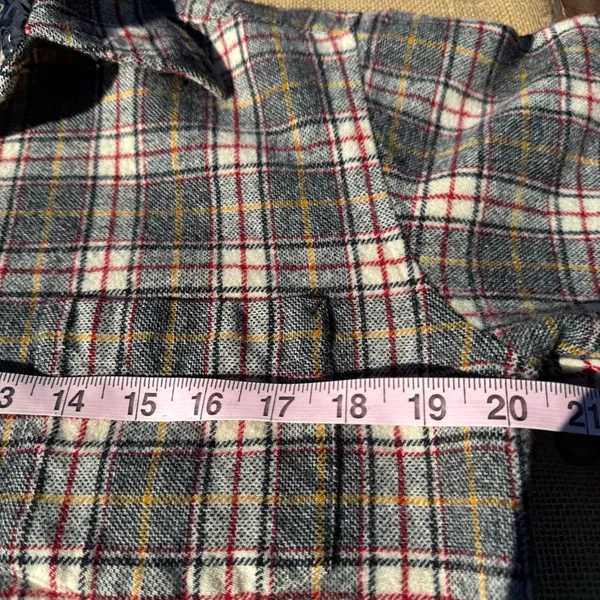 Pendleton Plaid Pure Virgin Wool Shirt Jacket Medium Made in USA Vintage - Image 6