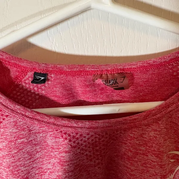 GYMSHARK Vital Seamless Long Sleeve Crop Top Preloved Medium - Image 7
