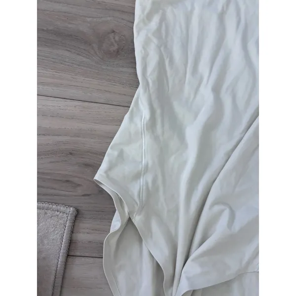Lululemon Wundermost Ultra Soft Nulu High Neck Sleeveless Bodysuit White L/G - Image 3