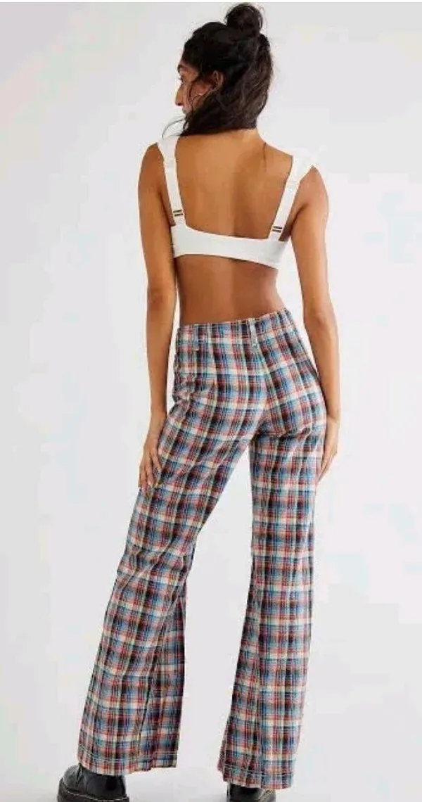 Free People Women’s Cristina Low-Rise Flare Pants A12 - Image 3