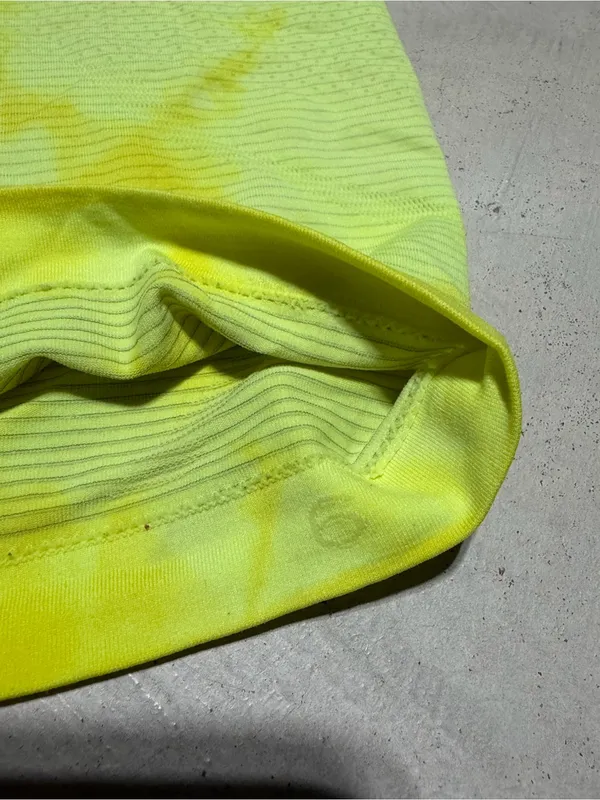 Lululemon Neon Yellow Tie-Dye Racerback Tank Top swiftly tech 6 - Image 3