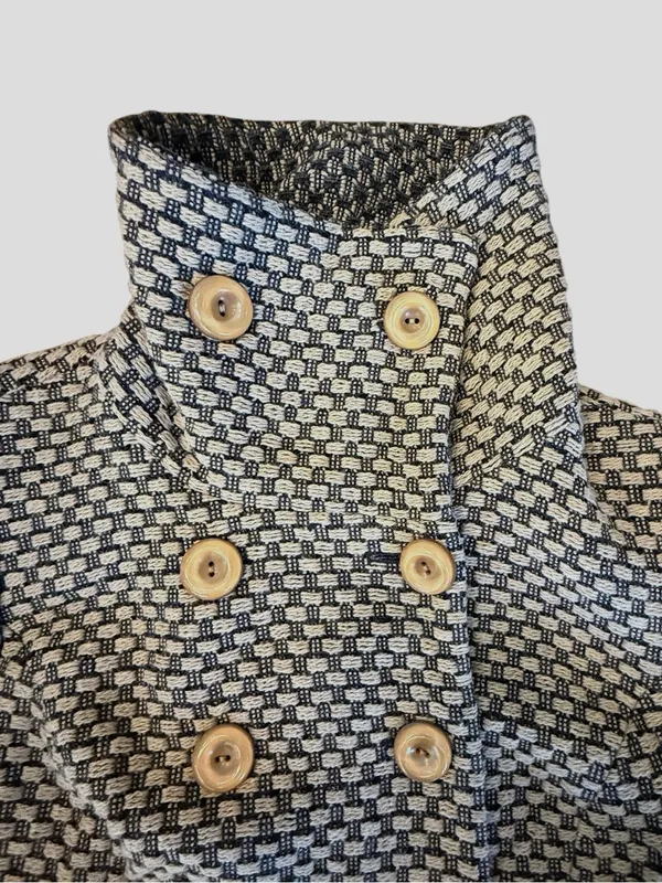 Anthropologie Tabitha Women’s Ottawa Pea Coat Double Breasted Size Small Wool - Image 9