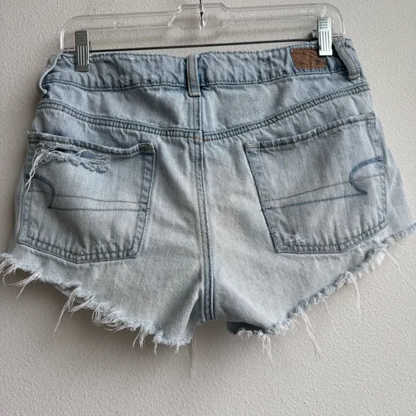 American Eagle Outfitters Shorts Size 6 Festival 2014 Distressed Cut Off Low Ris - Image 3