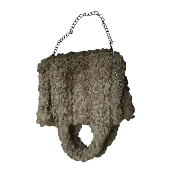 ✨BDG Serena Teddy Fleece Mini Tote Bag Sz Small✨ - Image 7