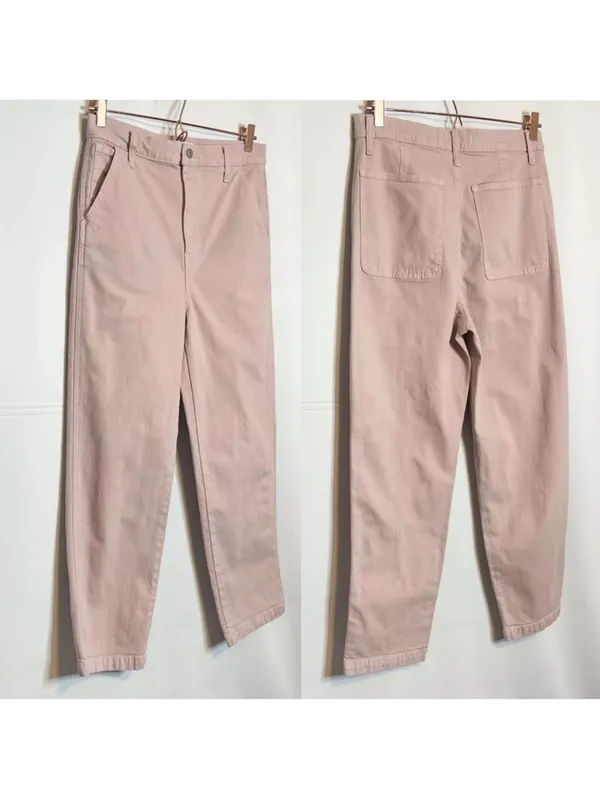 Madewell Classic Straight Leg Crop Jean Pant In Wisteria Dove Size 28 - Image 5
