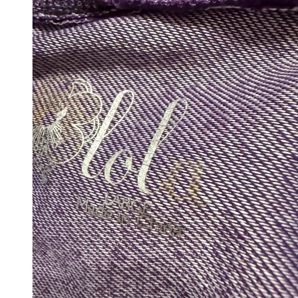 Lola Purple Quarter Zip‎ Activewear Dress Long Sleeve Pockets Womens Large - Image 7