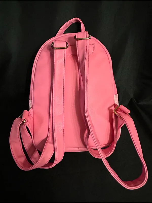 Juicy Couture Pink Logo Mini Backpack with Gold Accent NWT - Image 5