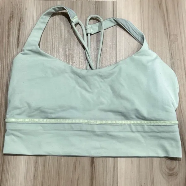 Lululemon Energy Bra Long Line Polar Ice Women’s 8 - Image 3