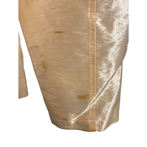 Dismero Women's Blazer Jacket Y2K Vermoda SPA Satin Lined Zipper Pocket‎ Small - Image 9